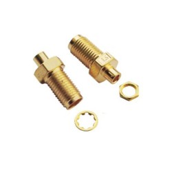 20pcs SMA Connector Bulkhead Female Straight Solder Type for Cable RG316
