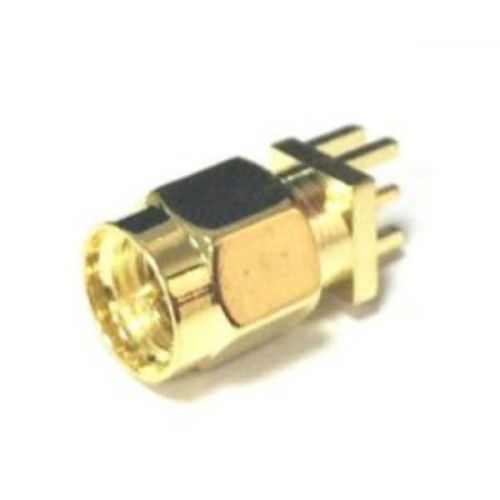 20pcs SMA Connector Edge Mount Plug Straight Through Hole For PCB 20pcs SMA Connector Edge Mount Plug Straight Through Hole For PCB
