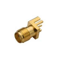 20pcs SMA Connector for PCB Jack Socket Edge Mount Straight for 1.60mm Board