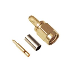 20pcs SMA Connector for RG316 Crimp Type Straight Plug for Cable RG174