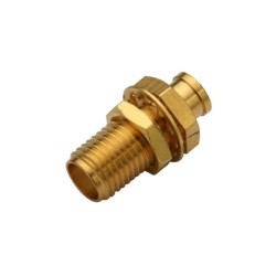 20pcs SMA Connector to Solder Type Bulkhead Female Straight for Cable UT141