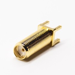 20pcs SMA Connector Types 180 Degree Female Through Hole for PCB Mount