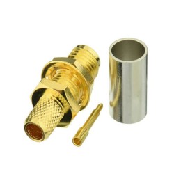 20pcs SMA Connector Types RP-Female Straight for RG8 Cable