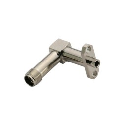 20pcs SMA Connector used with Coaxial Cable Angled 2 holes Flange Panel Mount for UT085