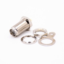 20pcs SMA Connectors Solder Type Straight Bulkhead Female for RG400, RG223