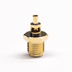 20pcs SMA Gold Plating Connector Female 180 Degree Window Solder Type
