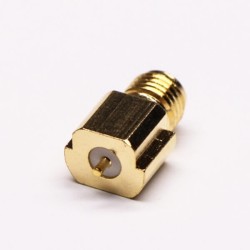 20pcs SMA Straight Jack Gold Plating SMT Type for PCB Mount