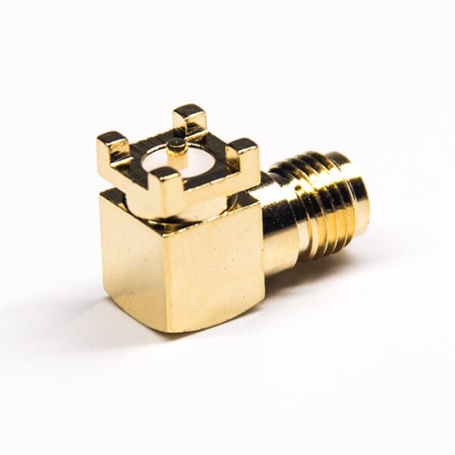 20pcs SMT SMA Connector Right Angled Gold Plating for PCB Mount 20pcs SMT SMA Connector Right Angled Gold Plating for PCB Mount