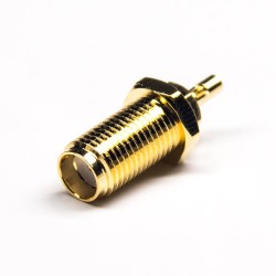 20pcs Window Solder Type SMA Connector Female Straight for Coaxial Cable