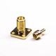 4 Hole flange SMA RP Female Connector Solder Type PTFE Crimp Type Gold Plating 4 Hole flange SMA RP Female Connector Solder Type PTFE Crimp Type Gold Plating