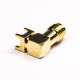 DIP Type SMA Connector 90 Degree Female Panel Mount Gold Plating DIP Type SMA Connector 90 Degree Female Panel Mount Gold Plating