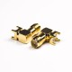 DIP Type SMA Connector 90 Degree Female Panel Mount Gold Plating DIP Type SMA Connector 90 Degree Female Panel Mount Gold Plating