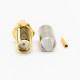 Female SMA Connector 180 Degree Golder Plating Crimp Type for Coaxial Cable RG58 Female SMA Connector 180 Degree Golder Plating Crimp Type for Coaxial Cable RG58