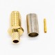 Female SMA Connector 180 Degree Golder Plating Crimp Type for Coaxial Cable RG58 Female SMA Connector 180 Degree Golder Plating Crimp Type for Coaxial Cable RG58