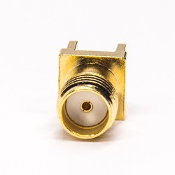 Female SMA Connector 180 Degree Through Hole for PCB Mount