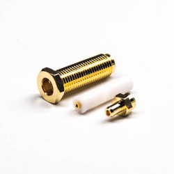 Gold Plating SMA Connector 180 Degree Female with PTFE Solder Type for 1.37. 1.13 0.81 Cable