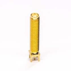 Jack SMA Connector Straight Through Hole for PCB Mount Gold Plating