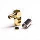 Male 90 Degree SMA Connector Right Angled Crimp Type for RG58 Cable Male 90 Degree SMA Connector Right Angled Crimp Type for RG58 Cable