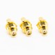 RF Connector SMA Female 180 Degree Bulkhead Solder Type for PCB Mount Gold Plating RF Connector SMA Female 180 Degree Bulkhead Solder Type for PCB Mount Gold Plating