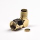 Right Angled SMA Connector Male Crimp Type for RG6 Coaxial Cable Right Angled SMA Connector Male Crimp Type for RG6 Coaxial Cable