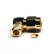 Right Angled SMA Connector Male Crimp Type for RG6 Coaxial Cable Right Angled SMA Connector Male Crimp Type for RG6 Coaxial Cable
