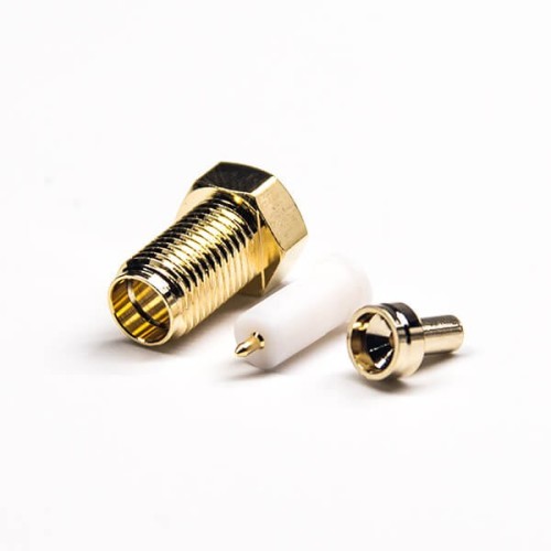 RP Female SMA Connector 180 Degree 50 Ohm Crimp Type Solder Type RP Female SMA Connector 180 Degree 50 Ohm Crimp Type Solder Type