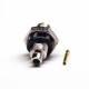SMA Bulkhead Female 180 Degree Wire Solder Crimp Type for Coaxial Cable SMA Bulkhead Female 180 Degree Wire Solder Crimp Type for Coaxial Cable