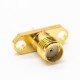 SMA Connector 2Hole Flange Straight Female Solder Type for Panel Mount SMA Connector 2Hole Flange Straight Female Solder Type for Panel Mount