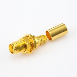 SMA Connector Cable fot LMR200/3D-FB Female Straight Panel Mount Front Bulkhead Crimp Type