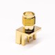 SMA Connector Female Edge Mount for PCB Mount 180 Degree Gold Plating SMA Connector Female Edge Mount for PCB Mount 180 Degree Gold Plating