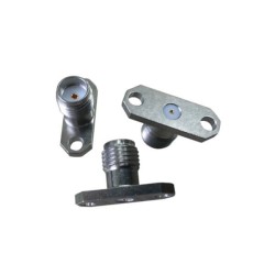 SMA Connector Flange 2Hole Jack for Panel Mount with 0.18'' pin Field