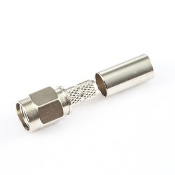 SMA Connector Male 180 Degree Cable for RG142 Crimp Type