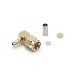 SMA Connector Male Right Angle Cable for RG174/RG316/LMR100 Crimp Type
