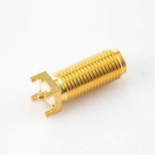 SMA Connector PCB Female 50 Ohm Straight DIP Type SMA Connector PCB Female 50 Ohm Straight DIP Type
