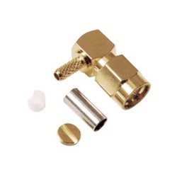 SMA Connector RG316 Right Angled Male Crimp Type for Cable