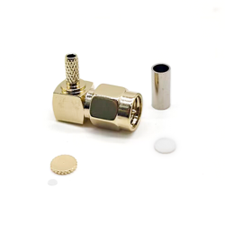 SMA Connector RG316 Right Angled Male Crimp Type for Cable