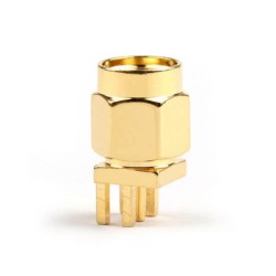 SMA Connector RP-Male Straight For PCB Mount