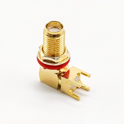 SMA Connector WaterProof Female PCB Mount Angled DIPType Front Bulkhead SMA Connector WaterProof Female PCB Mount Angled DIPType Front Bulkhead