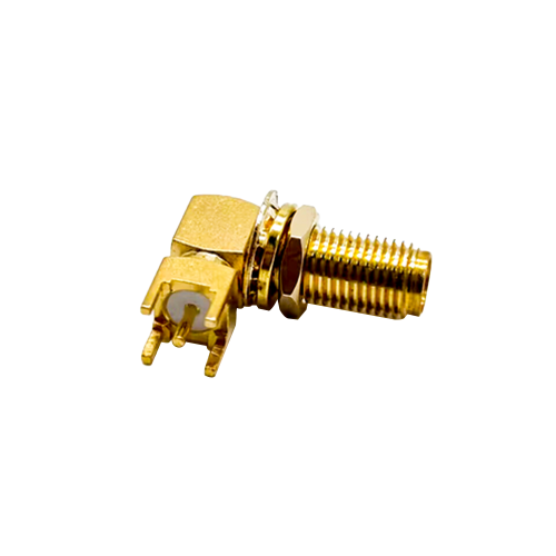 SMA Connector WaterProof Female PCB Mount Angled DIPType Front Bulkhead SMA Connector WaterProof Female PCB Mount Angled DIPType Front Bulkhead