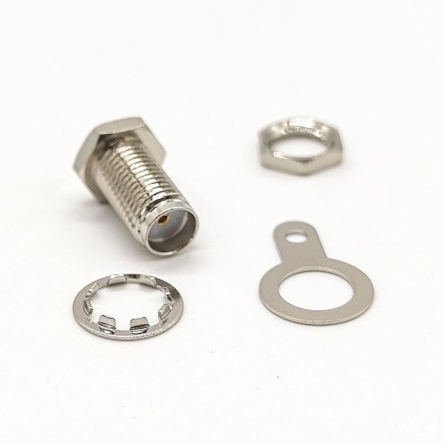 SMA Connectors Solder Type Straight Bulkhead Female for RG400, RG223 SMA Connectors Solder Type Straight Bulkhead Female for RG400, RG223