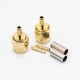 SMA Crimp Type for RG174/RG316/LMR100 Cable Connector Male 180 Degree SMA Crimp Type for RG174/RG316/LMR100 Cable Connector Male 180 Degree