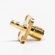 Sma Female 4 Holes Flange Connector Straight Solder Type for Cable RF1.13 Sma Female 4 Holes Flange Connector Straight Solder Type for Cable RF1.13
