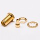 SMA Female Bulkhead Connector Coaxial Solder Type for RF1.13 SMA Female Bulkhead Connector Coaxial Solder Type for RF1.13