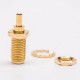 SMA Female Bulkhead Connector Coaxial Solder Type for RF1.13 SMA Female Bulkhead Connector Coaxial Solder Type for RF1.13