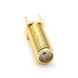 SMA Female PCB Connector Straight DIP Type