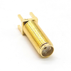 SMA Female PCB Connector Straight DIP Type