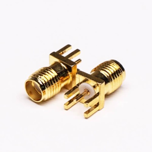 SMA Female Straight PCB RF Connector DIP Type Gold Plating SMA Female Straight PCB RF Connector DIP Type Gold Plating