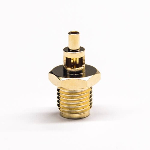 SMA Gold Plating Connector Female 180 Degree Window Solder Type SMA Gold Plating Connector Female 180 Degree Window Solder Type