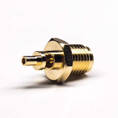 SMA Gold Plating Connector Female 180 Degree Window Solder Type SMA Gold Plating Connector Female 180 Degree Window Solder Type