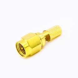 SMA Male Connector Crimp Type Straight for 8D-FB